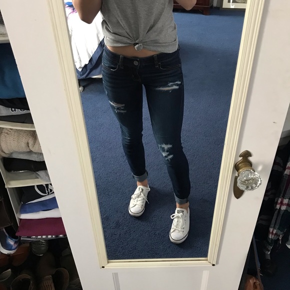 ❌ SOLD - AE Destroyed Jeggings - Picture 6 of 6